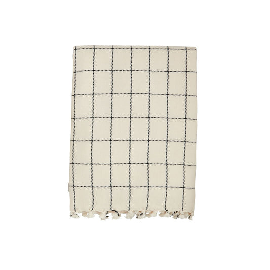 Black Check Blanket