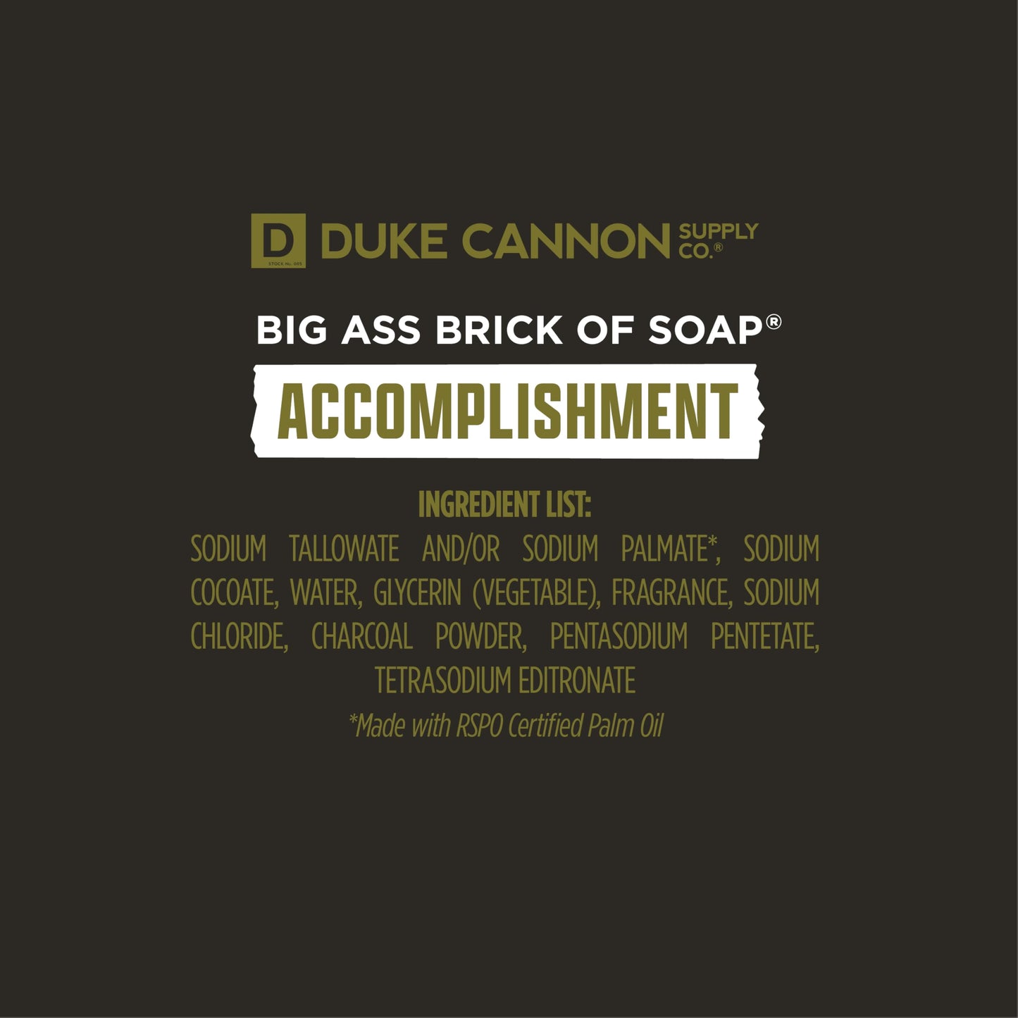 Soap Big Ass Brick Accomplishment