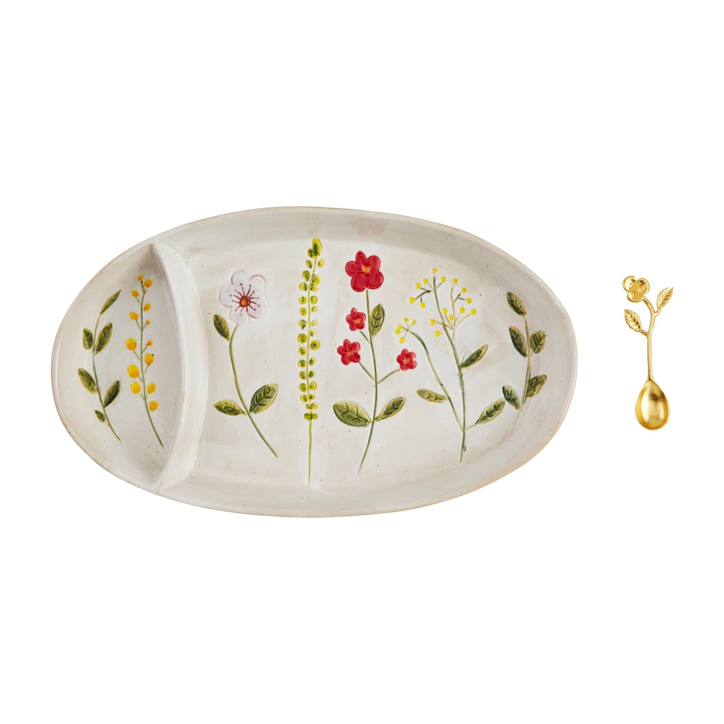 Flower Chip & Dip Dish