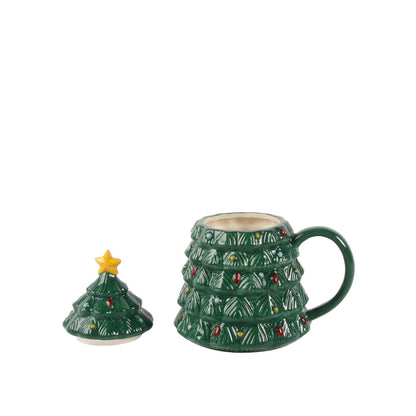 Green Christmas Tree Mug