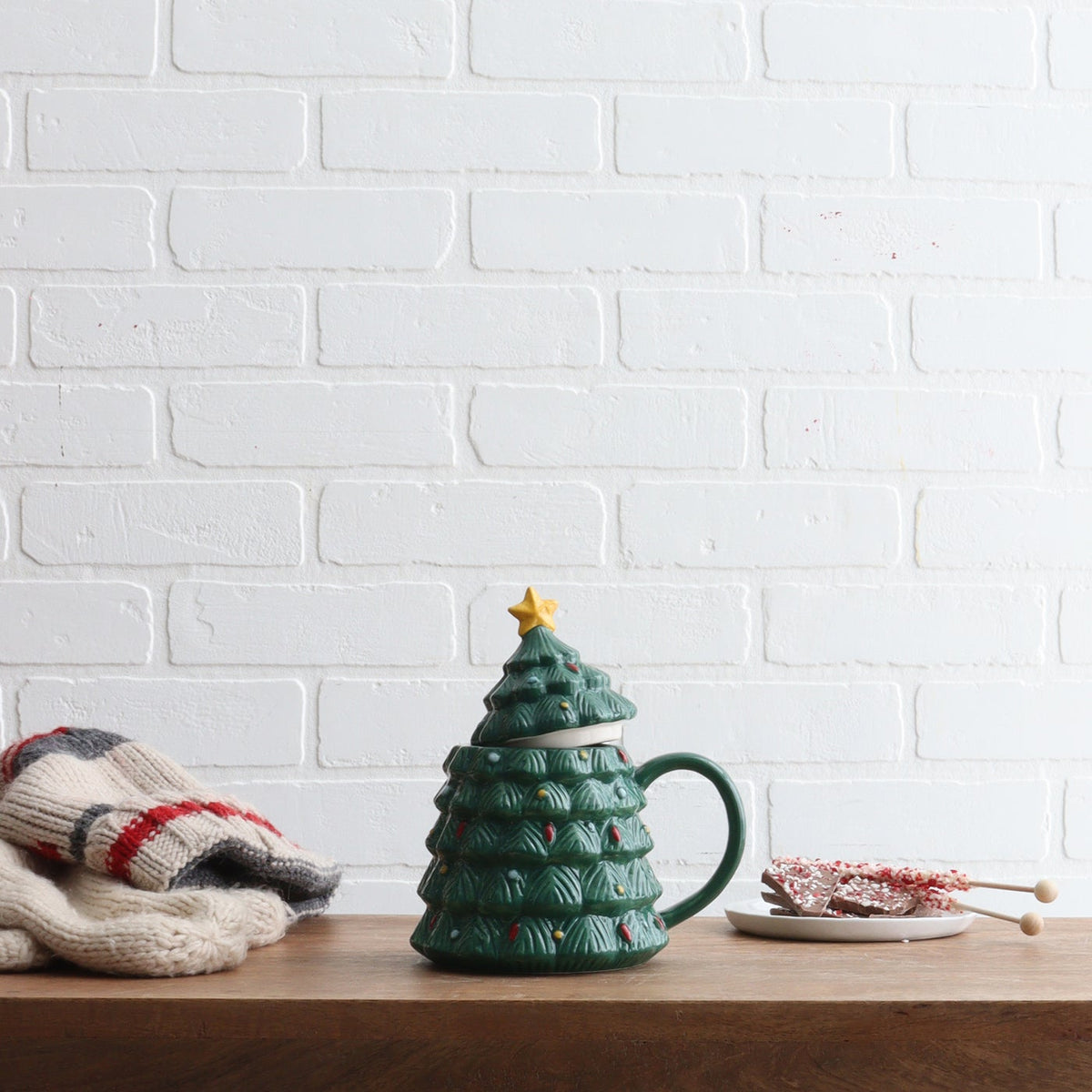 Green Christmas Tree Mug