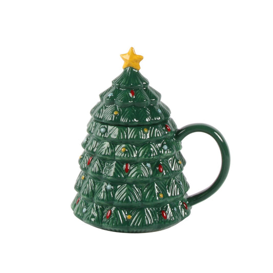Green Christmas Tree Mug