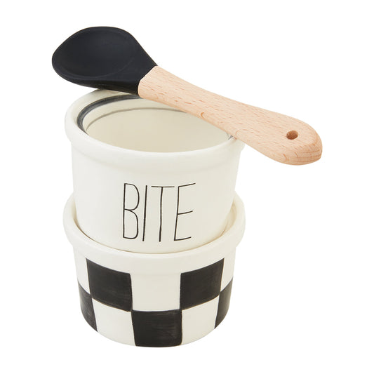 Checkered Tidbit Set