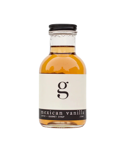 Mexican Vanilla Coffee + Gourmet Syrup