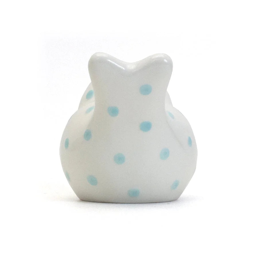 Blue Dotted Birdie Bank
