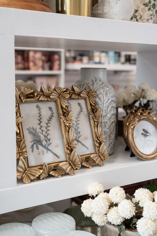 Bronze Butterfly Photo Frame