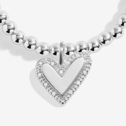A Little 'Here's To Your Next Chapter' Bracelet In Silver Plating