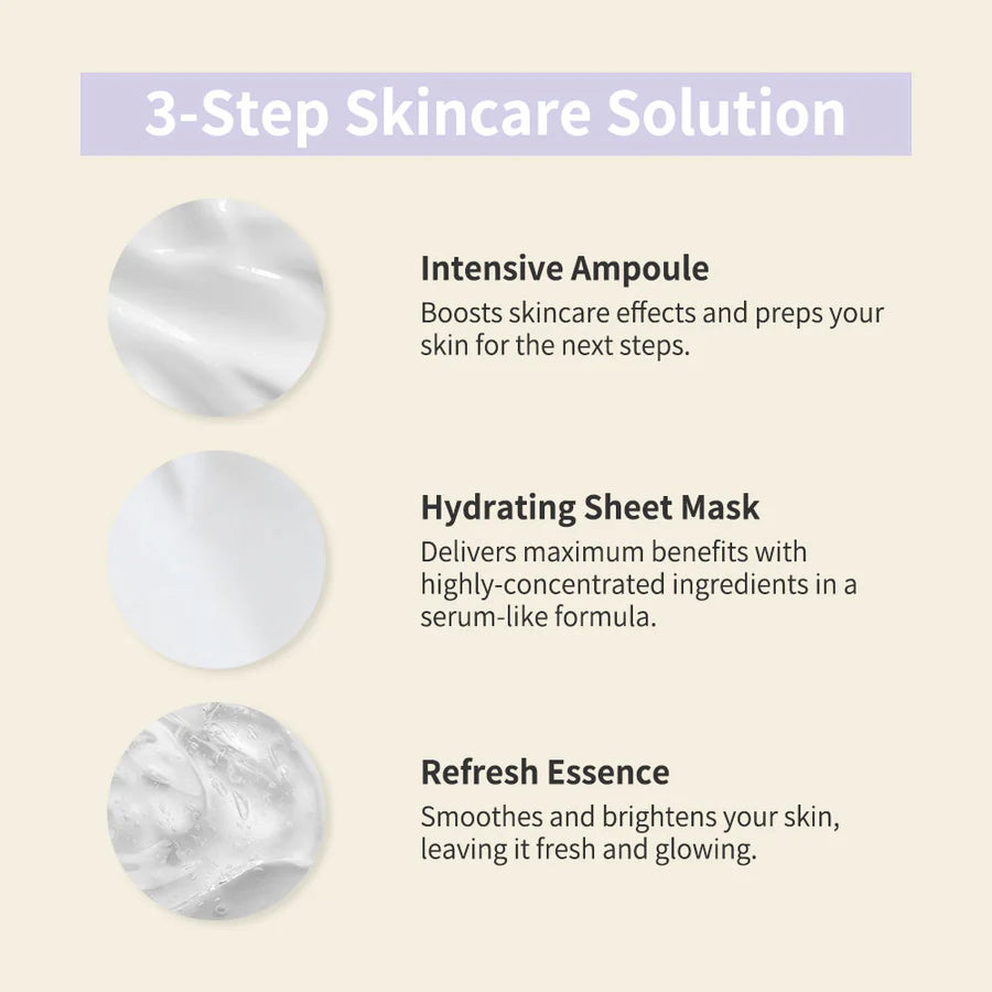 3 Step Ampoule Sheet Mask-Marine Collagen