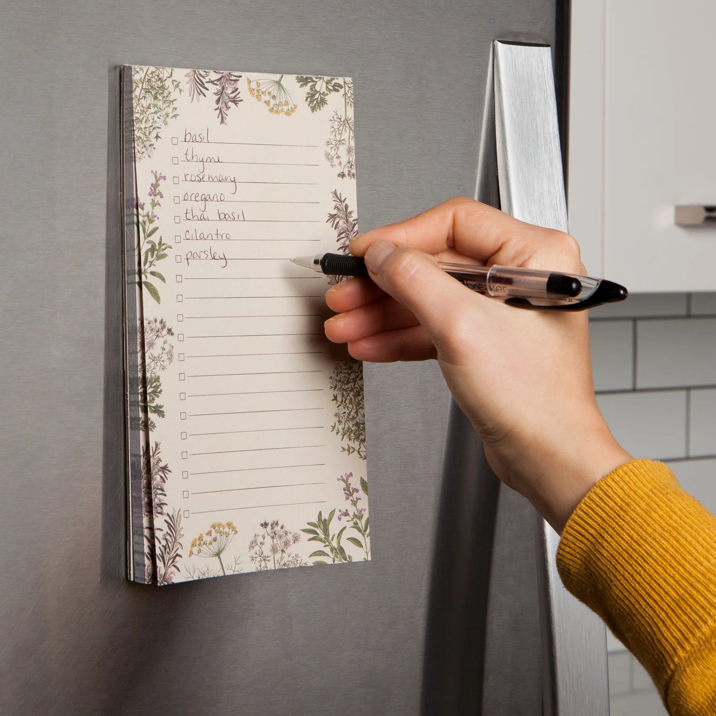 Garden Herbs List It Magnetic
Notepad