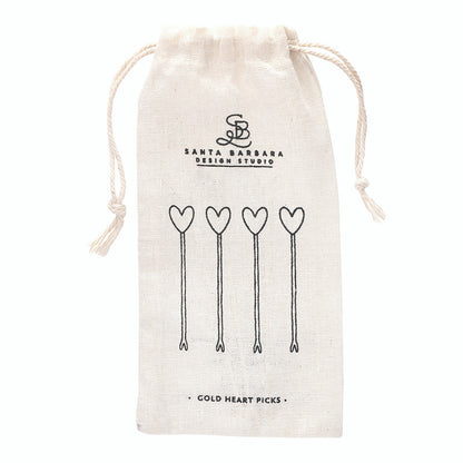 Heart Picks - Set of 4