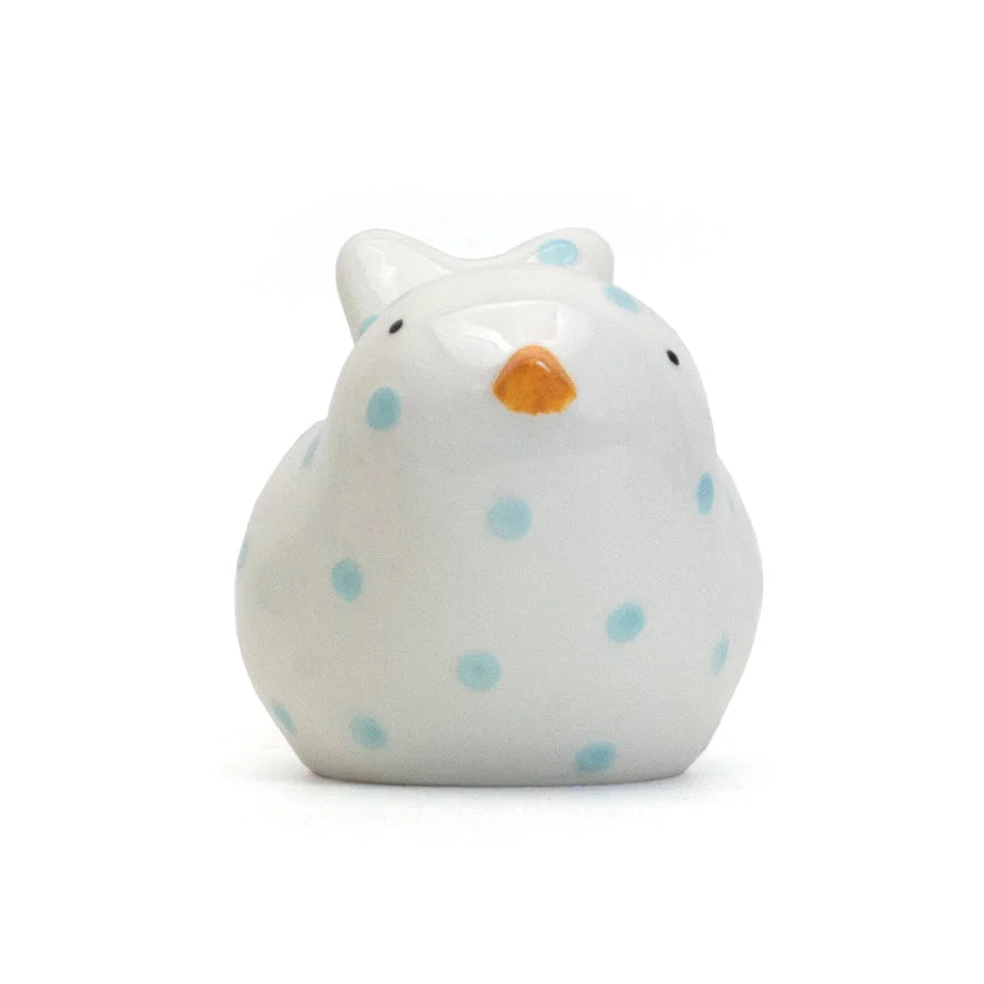 Blue Dotted Birdie Bank