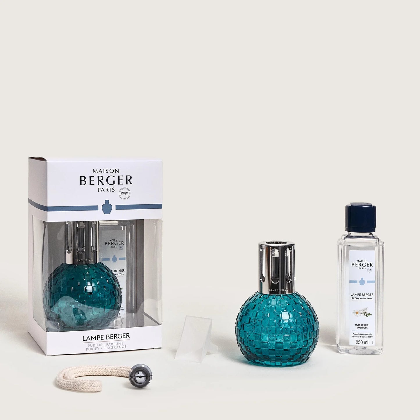 Green Disco Lamp Berger Set