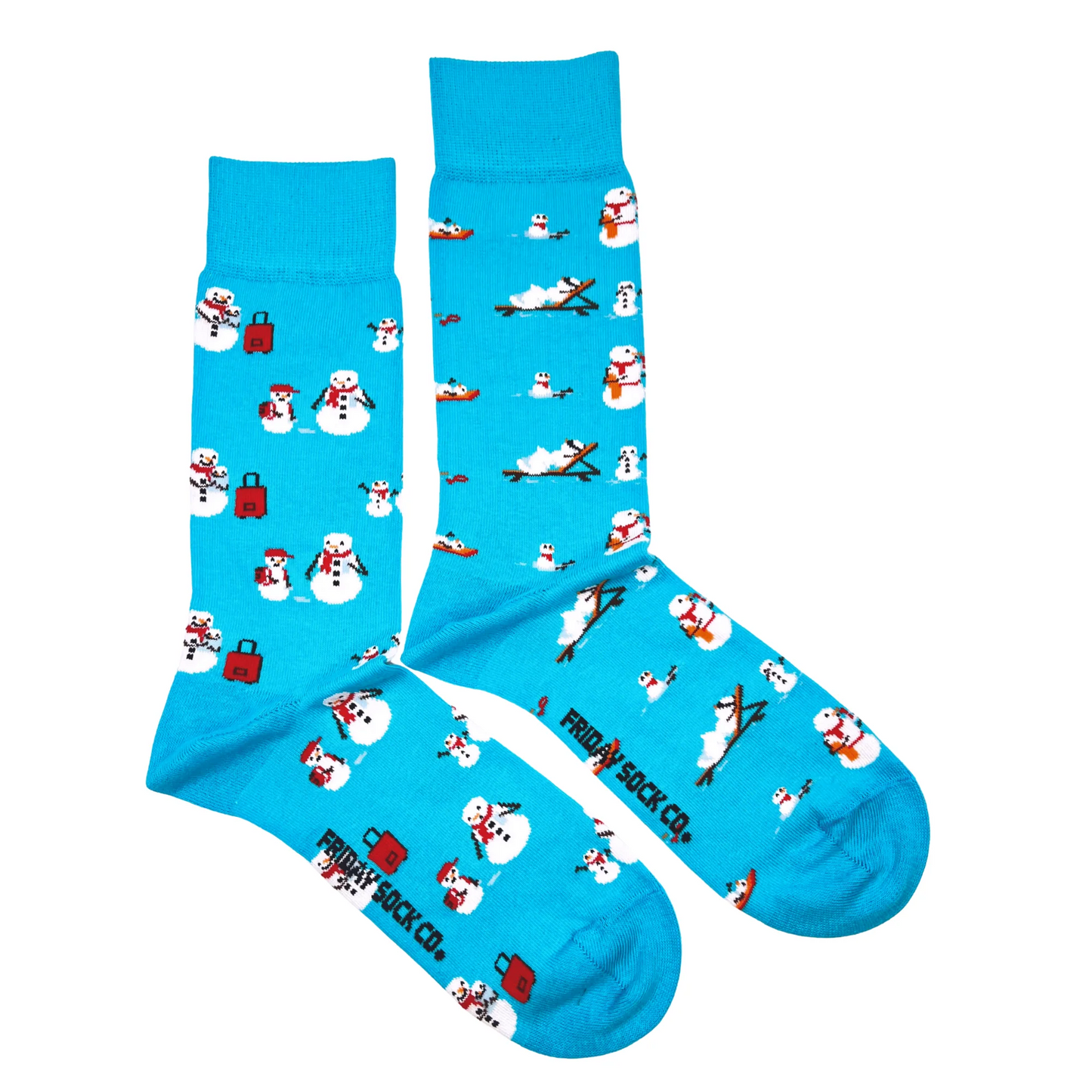 Men's Snowman Vacation Socks