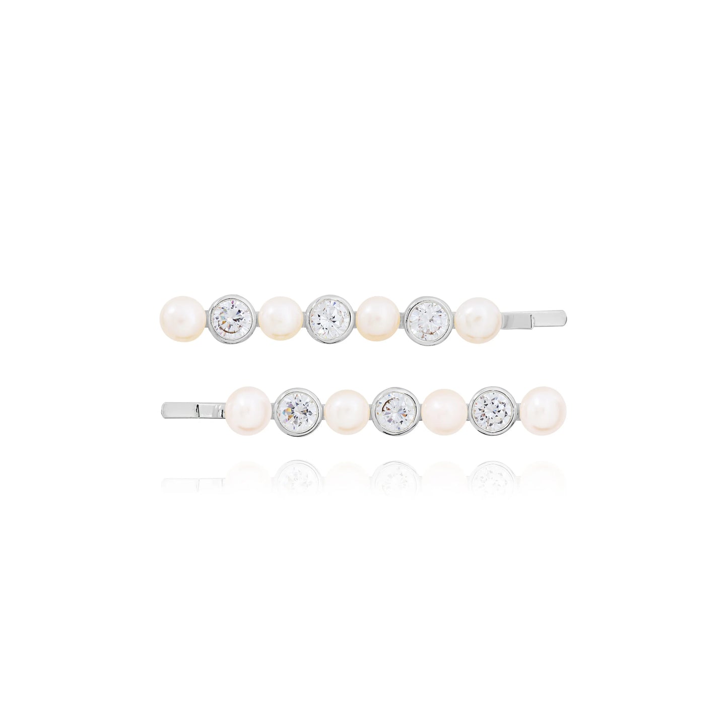'Happy Ever After' Pearl Hair Slides