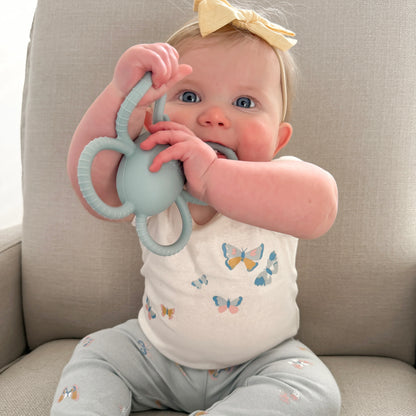 Butterfly Silicone Baby Rattle Teether