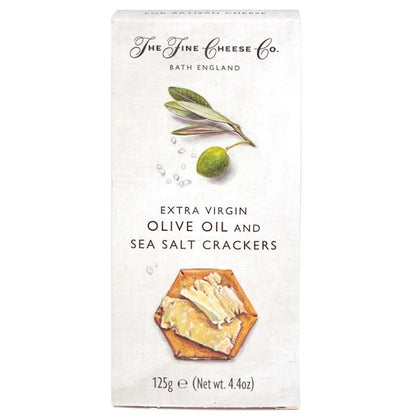 Sea Salt & Extra Virgin Olive Oil Crackers, 125g