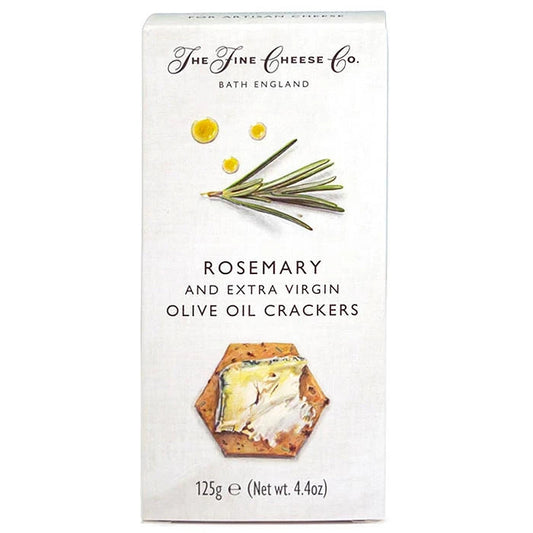 Rosemary & Extra Virgin Olive Oil Crackers, 125g