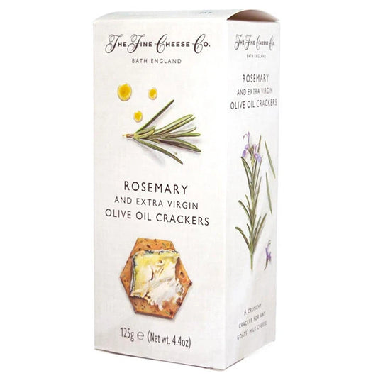 Rosemary & Extra Virgin Olive Oil Crackers, 125g