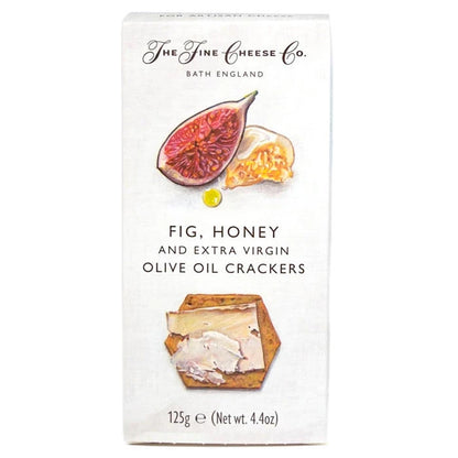 Fig, Honey & Extra Virgin Olive Oil Crackers, 125g