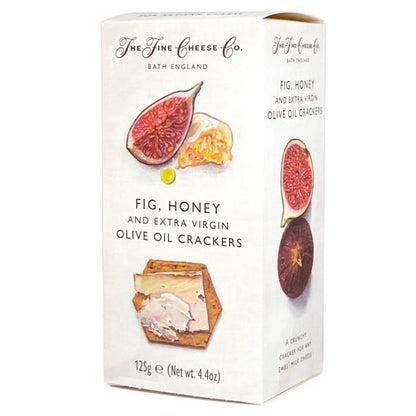 Fig, Honey & Extra Virgin Olive Oil Crackers, 125g