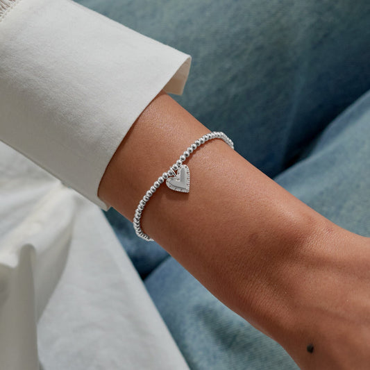 A Little 'Here's To Your Next Chapter' Bracelet In Silver Plating
