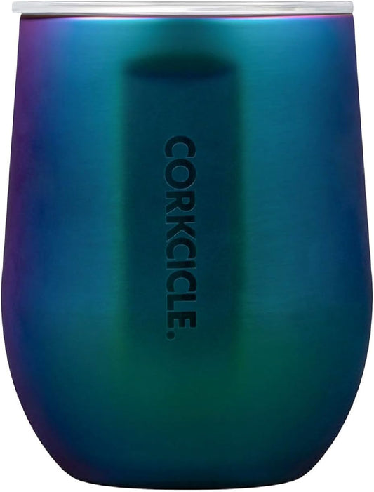 Corkcicle 12 oz Triple-Insulated Stemless Glass - Dragonfly