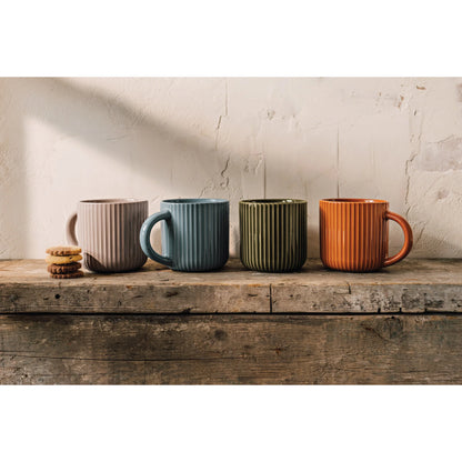 Fluted Mug - Olive Branch