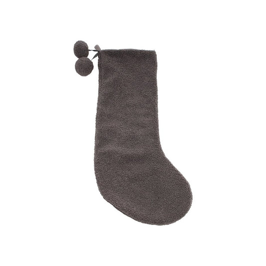 Boucle Grey Stocking