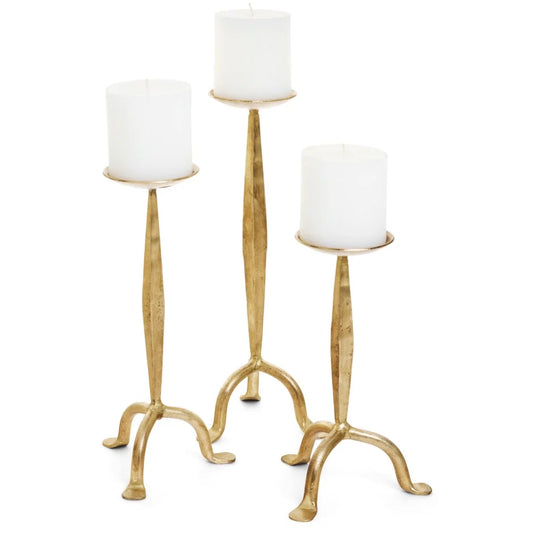 Antique Brass Candle Holder