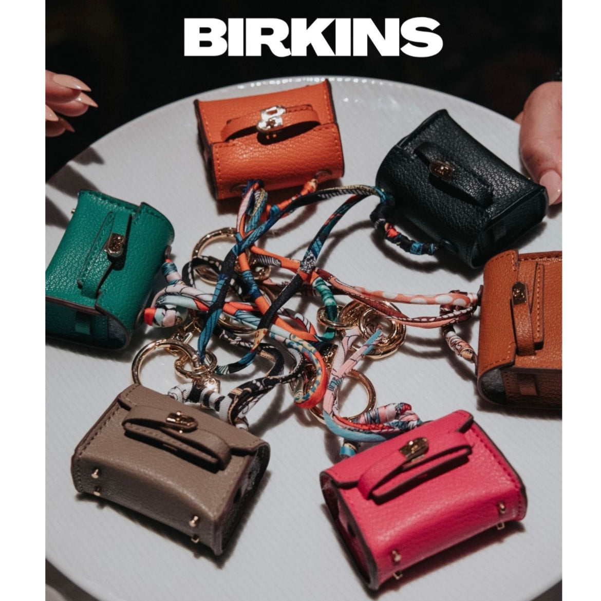 Mini Birkin Purse Charm (Assorted Colours)
