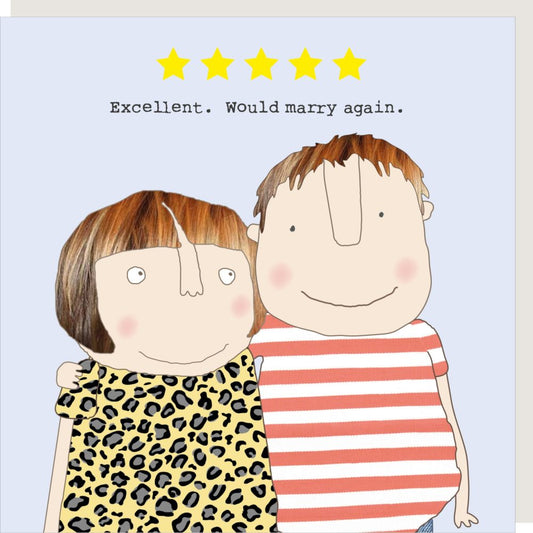 5 Star Anniversary Card