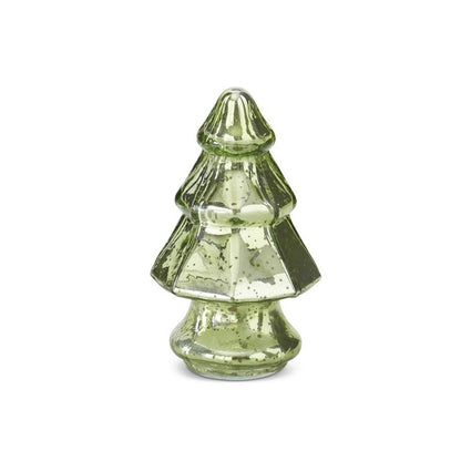 Mini Light Green Mercury Glass Christmas Tree