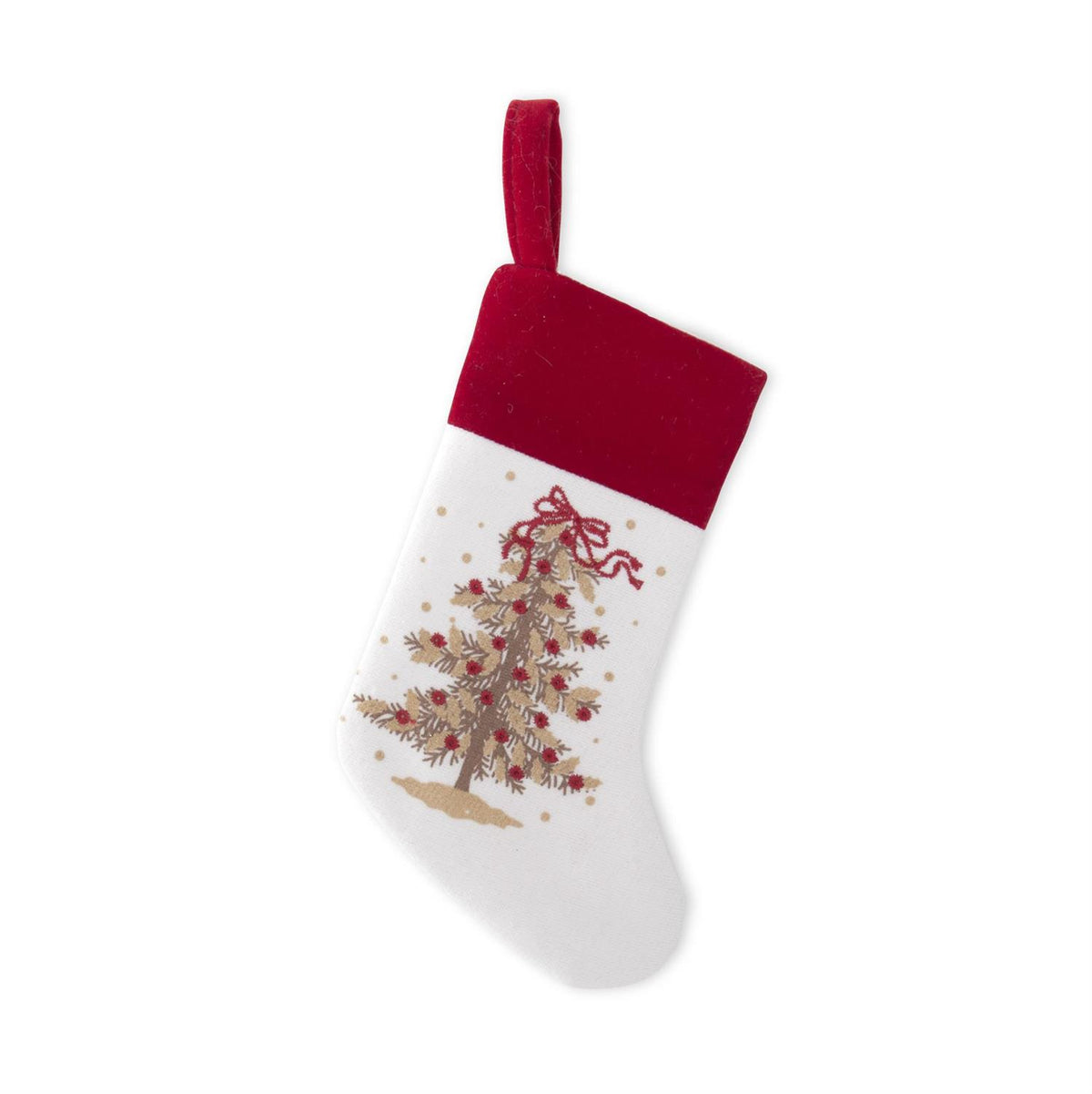 Christmas Tree Mini Stocking | 6" Hanging Holiday Décor