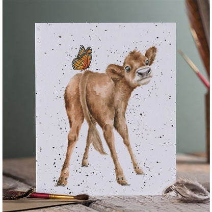 Flutterly Fabulous Cow Card