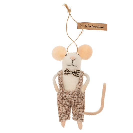Nelson Mouse Holiday Ornament