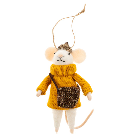 Frankie Mouse Holiday Ornament