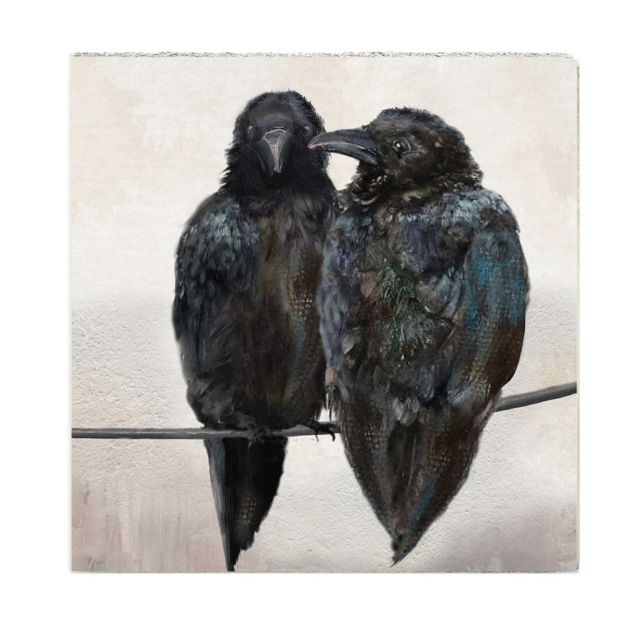 Crows Together Art Block