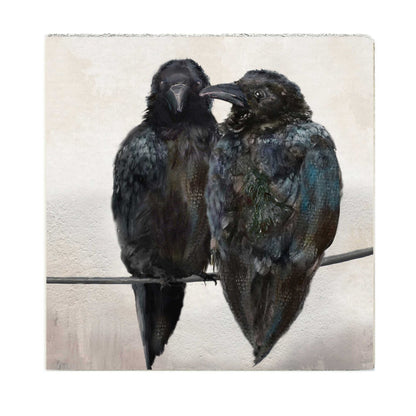 Crows Together Art Block
