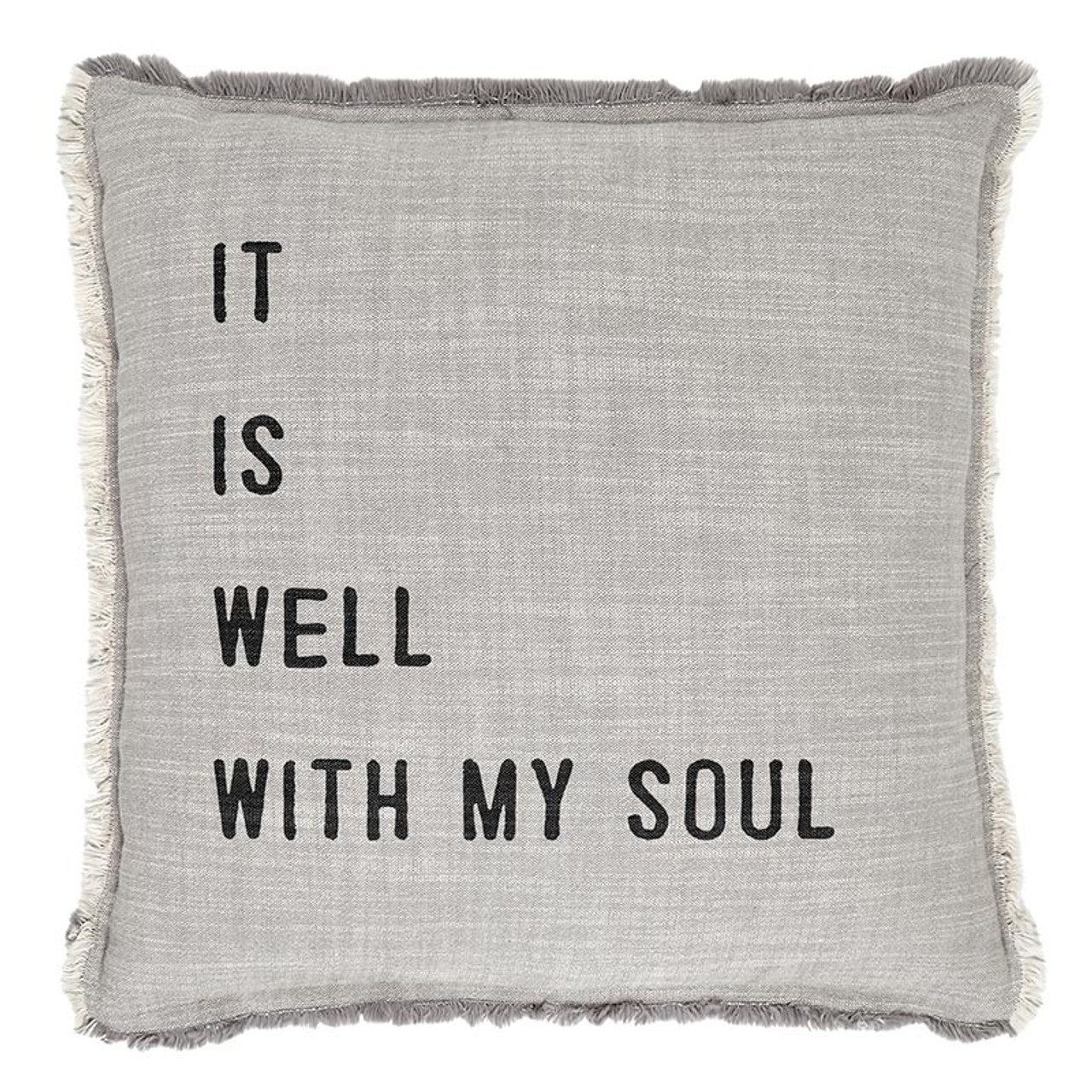 Euro Pillow - It Is Well With My Soul