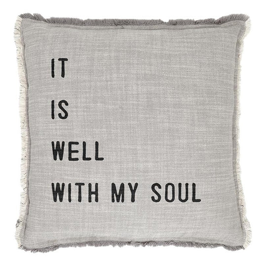 Euro Pillow - It Is Well With My Soul