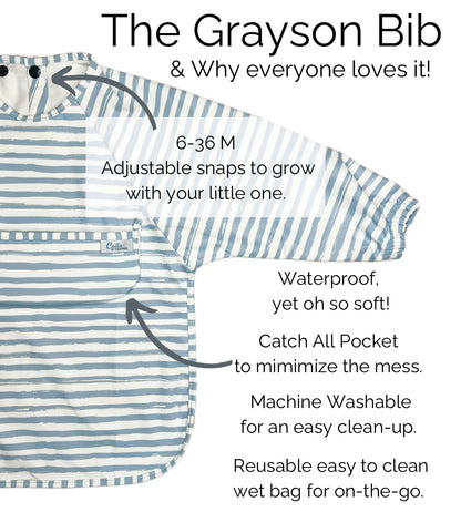 Long Sleeve Bib - Starry Night