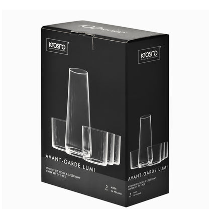 Avante-Garde Lumi Carafe and Tumblers Set