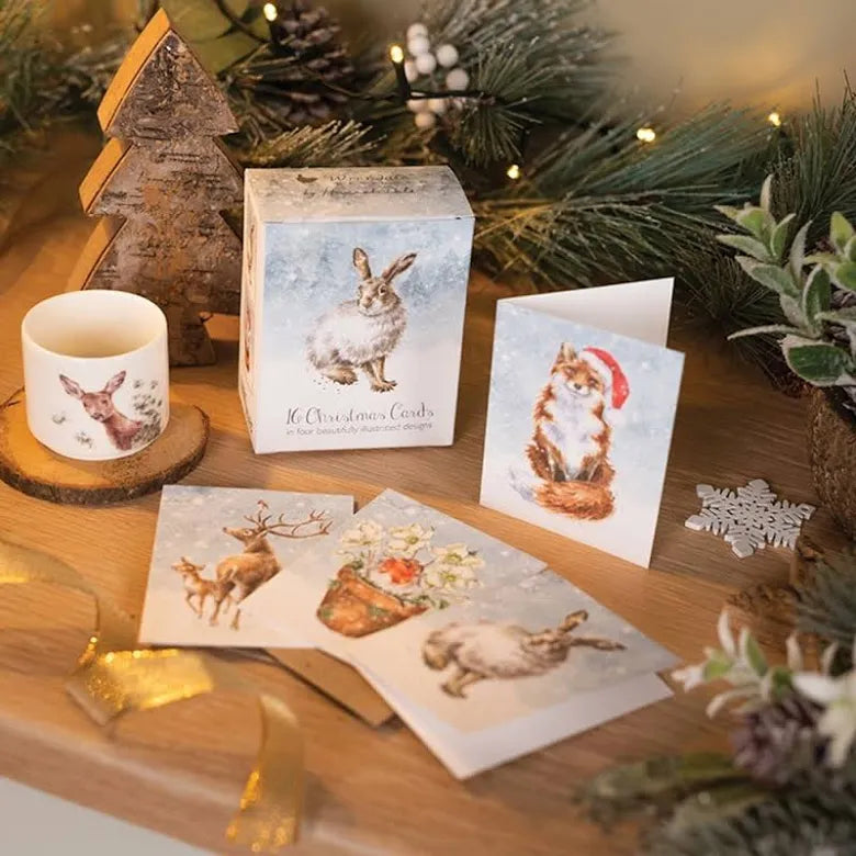 Charity Mini Boxed Card Set - Hare Fox Owl Stag