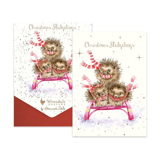 ‘Sledgehogs' Hedgehog Card Pack