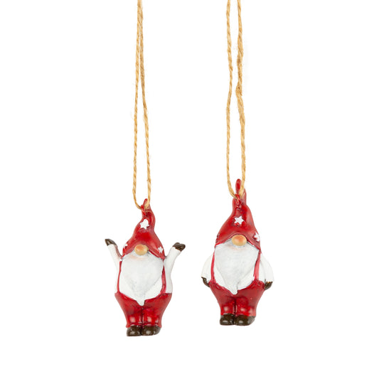 Gnome with Suspenders Ornament