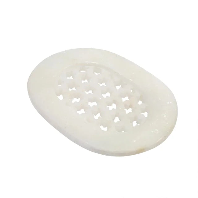 Jail Oval Marble Soap Dish