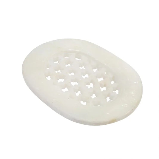 Jail Oval Marble Soap Dish