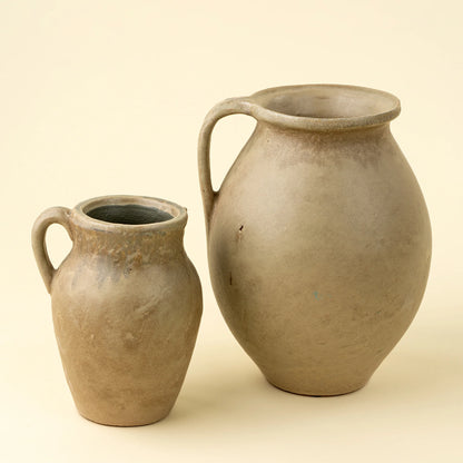 Rhodes Pitcher Vase - Reactive Brown