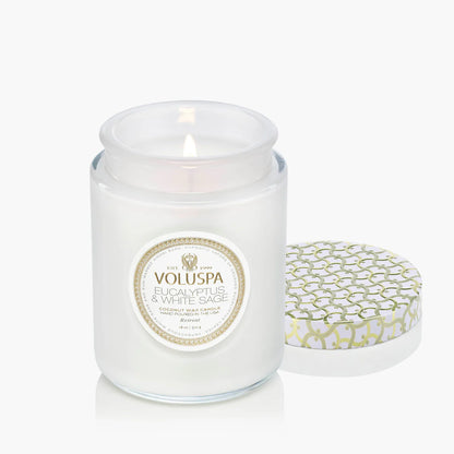 Eucalyptus & White Sage Large Jar Candle