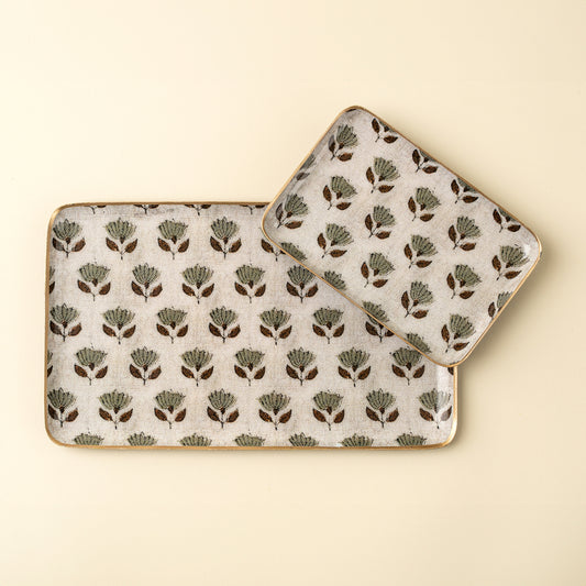 Decorative Enameled Monisha Print